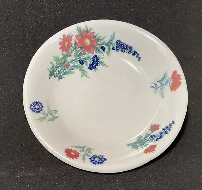 Small Shallow Bowl Albert Pick Co. Inc. Vitrified China Floral Restaurant Ware • $16