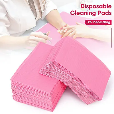 125x Nail Polish Art Table Mat Disposable Pad Waterproof Beauty Salon Tablecloth • $24.99