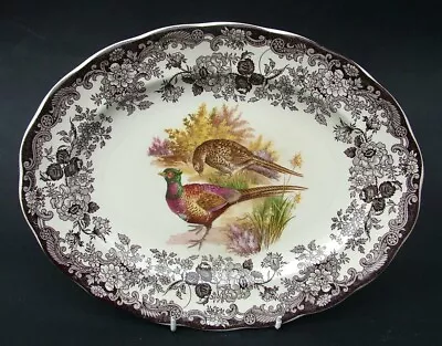 Royal Worcester Palissy Game Series Oval Plates Platters 30cm Pheasants In VGC • £15