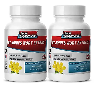 Ginkgo Biloba 500 - St. John’s Wort Extract 475mg - Reduced Blood Pressure 2B • $40.42