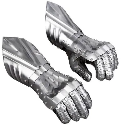 £135 • Buy 15th Century Medieval Gauntlets - Fully Articulated. Re-enactment Stage LARP