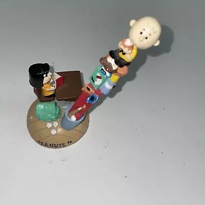 Vintage Peanuts UFS Charlie Brown  & Marcie School Desk Pen Set • $22