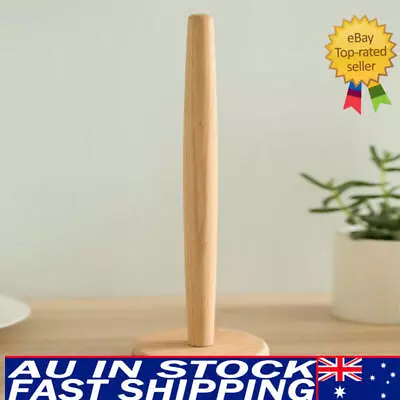 Wooden Kitchen Paper Towel Holder Dispenser Paper Roll Hanger Rail Stand • $29.13