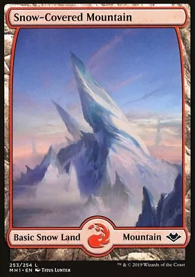 MTG Magic The Gathering Snow-Covered Mountain (253/316) Modern Horizons LP • $1.45