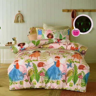 Glow In The Dark Fairy Tales Quilt Cover Set By Happy Kids • $39.95