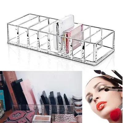 £6.85 • Buy Makeup Organizer Case Clear Cosmetic Display Stand Lip Gloss Tubes Balm Skincare