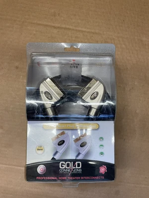 £4.98 • Buy 24k Gold Connexions 5m Digital Audio/video Connector Scart Lead 21 Pin Dvd Tv Hd
