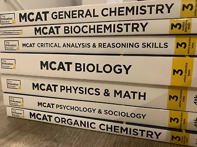 Princeton Review MCAT Subject Review 4th Edition: 7 Books • $55