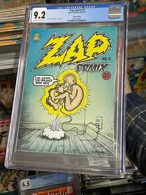 Zap #0 By R. Crumb (CGC 9.2 4th Printing - Apex Novelties) (VIEW: ITEM VIDEO) • $100