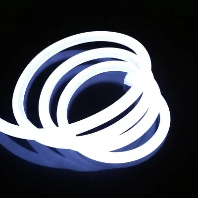 Round LED Flexible Strip Light 220V 230V 2835 LED Neon Tube IP67 Waterproof Rope • £255