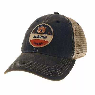 Auburn Tigers Legacy Brand Navy OFA Mesh Back Trucker Cap - Circle Patch • $9.99