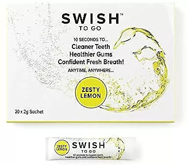 Premium 3 In 1 Mouthwash Powder Zesty Lemon 2 G Pack Of 20 Zesty Lemon The Or U • £16.12