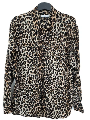 £45 • Buy Equipment Leopard Print Silk Shirt Blouse - Size XS