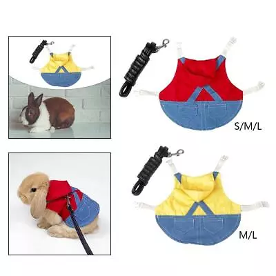 Squirrel Harness Leash Harness Pig Hamster Squirrel Rat Clothes With Hat • £7.13