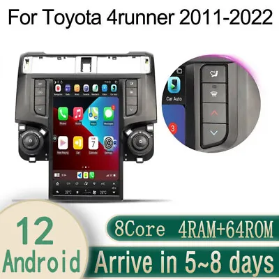 13.6  Android Navigation Car Gps Stereo Radio Carplay For Toyota 4runner 11~22 • $1088.68