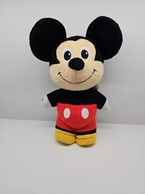 Fisher Price Talking MICKEY MOUSE Disney 2009 11  Plush Stuffed Toy (Works) A53 • $14.95