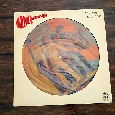 The Monkees Monkee Business Picture Disc LP 1982 Rhino Records Sunshine Pop Rock • $34