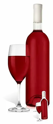 Giant Red Wine Glass And Bottle With Mini Cardboard Cutout / Standee / Stand Up • £38.99