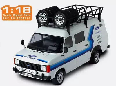 1:18 IXO 18RMC073XE Ford Transit Mk2 Van Rally Assistance With Accessories 1979 • £99.99
