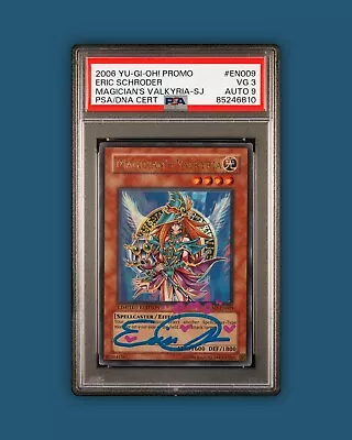 Signed Erica Schroeder Magicians Valkyria JUMP-EN009 PSA 3/Auto 9 Pop 1 RARE • $329.99