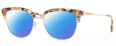 Michael Kors MK3023 Cat Eye Polarized BIFOCAL Sunglasses Pink Grey Tortoise 52mm • $189.95