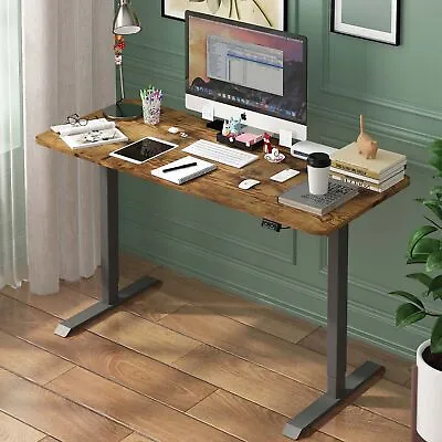 Ufurniture Electric Standing Desk Height Adjustable Sit Stand Office Workstation • $197.09