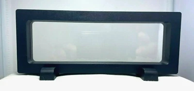 £3.65 • Buy 3D Clear Floating Display Frame Coin/Jewellery Holder Box. 18*7*2 Case & Stand
