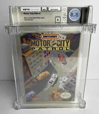 Matchbox Motor City Patrol NES Nintendo Sealed Brand New Graded WATA 8.5 A • $568.90