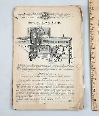 1893 Catalog Pages Meat Packing Butchers Animal Processing Equipment Milwaukee  • $69.99