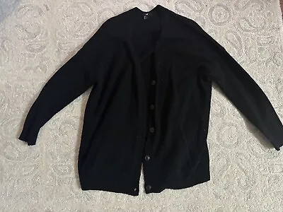 Women’s H&M Black Knit Cardigan Sz M  • $4.99