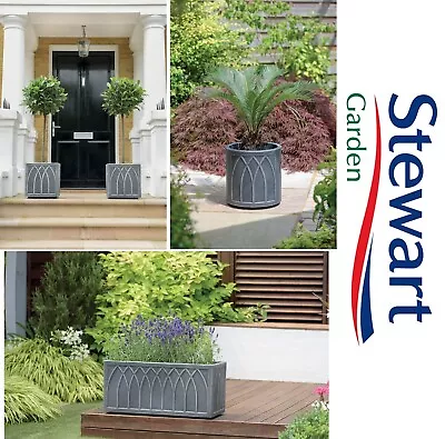 Large Plant Pot Flower Indoor Outdoor Garden Planters Patio Balcony 3 Sizes • £44.95