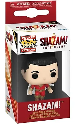 Funko Pocket Pop Keychain 69131 DC Comics Shazam 2 Keychain Keyring • £11.99