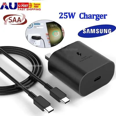 25/45W Fast Wall Charger Type C Cable For Samsung Galaxy S22 S23 Ultra IPhone 15 • $16.99
