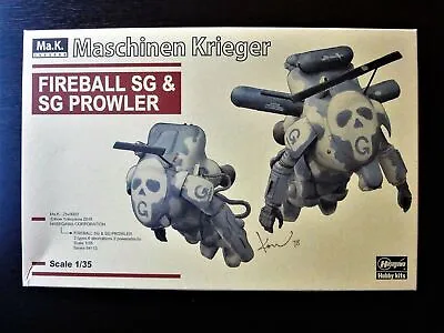 HASEGAWA 1/35 MASCHINEN KRIEGER FIREBALL SG & SG PROWLER Valuable ! • £71.58