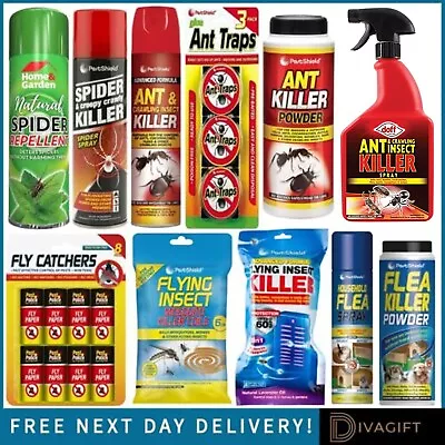 Insect Killer Fly Wasp Bugs Mosquito Ants Flies Trap Catchers Repellant Spray • £5.65