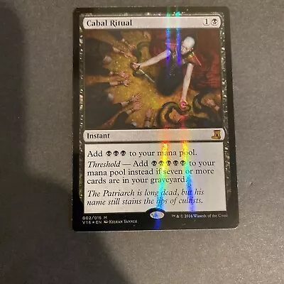 Cabal Ritual FOIL From The Vault Lore Mythic Rare Magic The Gathering MTG LP • $20