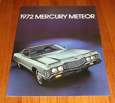 Original 1972 Meteor Sales Brochure Rideau 500 Montcalm Wagon Canada • $14.99