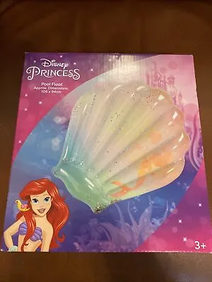 New Princess Disney Little Mermaid ARIEL Inflatable Shell Pool Float Lilo 106x94 • £8.99