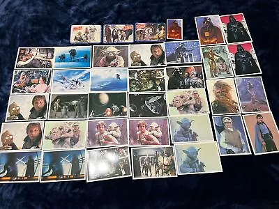 Lot Of 33 1980 The Empire Strikes Back Topps 5  X 7  Photo Cards Star Wars • $0.99