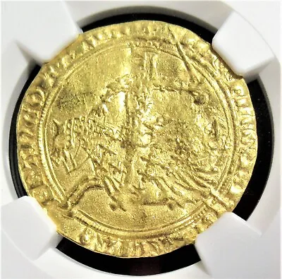France: Jean II Le Bon (1350-1364) Gold Franc A Cheval ND (1360) UNC Details NGC • $3253.20
