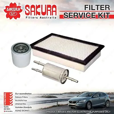 Sakura Oil Air Fuel Filter Service Kit For Ford Explorer UT UX UZ 4.0 V6 4.6L V8 • $50.30