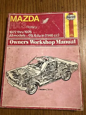 Mazda RX3 1972-1976 Tune-up Shop Service Repair Manual Book Wiring Diagrams Body • $29.99