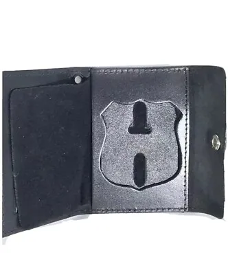 £19.18 • Buy New York City Police Officer Shield  Cut-Out & ID Card Snap Wallet