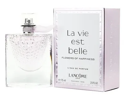 La Vie Est Belle By Lancome Flowers Of Happiness 2.5 Oz 75ml New With Sealed Box • £45.59