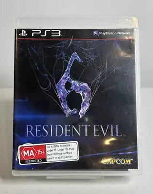 Resident Evil 6 PS3 Includes Manual - Free Tracked Postage - AUS PAL • $15.50