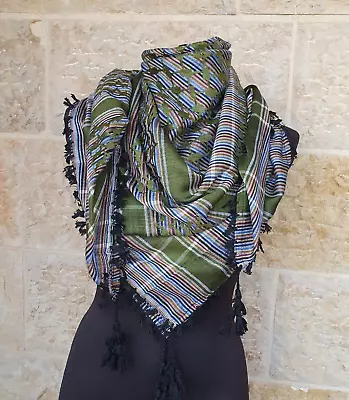 Original HIGH QUALITY Kufiya Scarf Palestinian Shemagh Made In Palestine • $39