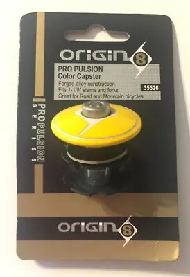 Yellow Headset Cap And Star Nut Mounting Bolt  1-1/8  Alloy  • $6.99