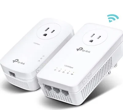 TP-Link AV1300 Powerline WiFi Extender TL-WPA8631P KIT  Ethernet Adapter White • $114.99