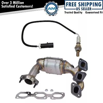 Exhaust Manifold Catalytic Converter W/ Upstream O2 Sensor Front For Escape New • $249.98