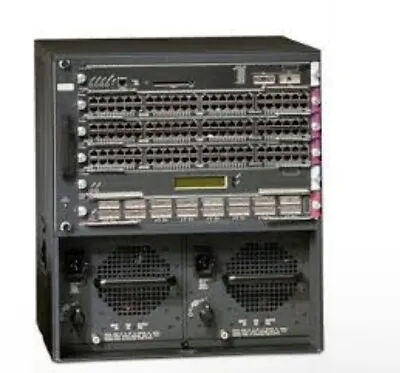 Cisco Catalyst WS-C6500-E (WS-C6509-E) 9 Slot Switch 2 X Power Supply And Cards • $600